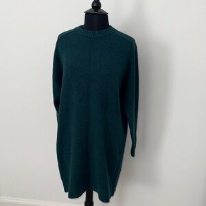 Loft Women's Green Sweater Dress